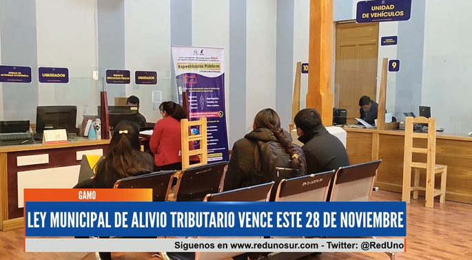 Ley Municipal De Alivio Tributario Vence Este De Noviembre Red Uno Sur