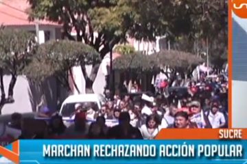 COD: Marcharon en defensa de sus derechos .SUCRE