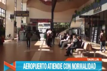 VUELVE A LA NORMALIDAD LA ATENCIÓN EN EL AEROPUERTO