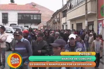 EL MAS CALIFICÓ DE POLÍTICO LA MARCHA DE COMCIPO