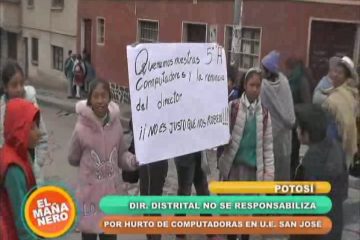 LA DIRECCIÓN DISTRITAL COADYUVARÁ A RECUPERAR COMPUTADORAS