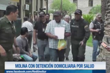 MOLINA CON DETENCIÓN DOMICILIARIA POR SALUD