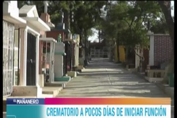 CREMATORIO DE TARIJA A POCOS DÍAS DE INICIAR FUNCIÓN