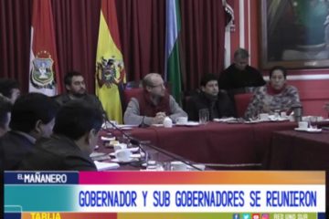 GOBERNADOR Y SUBGOBERNADORES SE REÚNEN