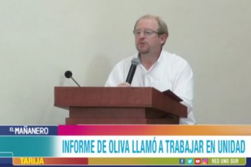 INFORME DE OLIVA LLAMÓ A TRABAJAR EN UNIDAD