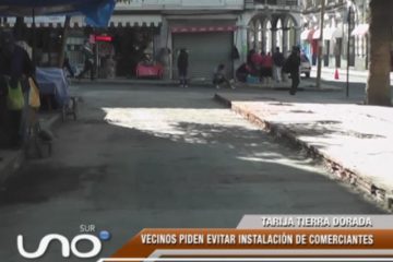 TARIJA TIERRA DORADA: PROYECTO DE PASEO PEATONAL