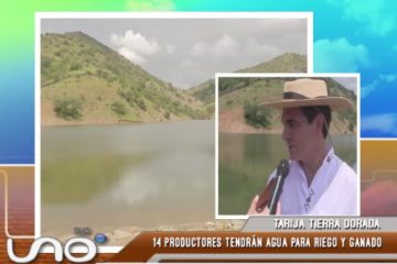 TARIJA TIERRA DORADA: SAN JACINTO YA CUENTA CON UN ATAJADO