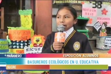 LO BUENO: BASUREROS ECOLÓGICOS EN UNIDADES EDUCATIVAS