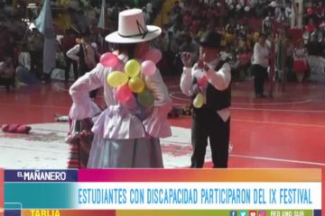 IX FESTIVAL PLURINACIONAL DE DANZA  POR UNA BOLIVIA INCLUSIVA