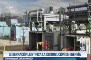 LA GOBERNACIÓN JUSTIFICA LA DISTRIBUCIÓN DE ENERGÍA