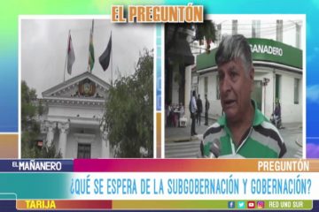 EL PREGUNTÓN: EXPECTATIVAS DE LOS HABITANTES EN CUANTO A LAS INSTITUCIONES