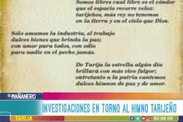 INVESTIGACIONES EN TORNO AL HIMNO DE TARIJA