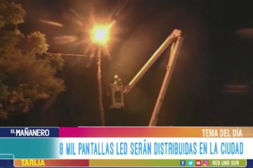 TEMA DEL DÍA: 8 MIL PANTALLAS LED SERÁN DISTRIBUIDAS EN LA CIUDAD