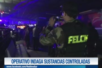 OPERATIVO INDAGA SUSTANCIAS CONTROLADAS