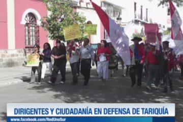 DIRIGENTES Y CIUDADANÍA EN DEFENSA DE TARIQUÍA