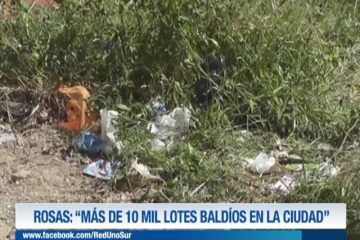 ROSAS: “MÁS DE 10 MIL LOTES BALDÍOS EN LA CIUDAD”