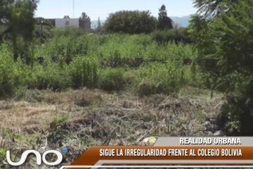 REALIDAD URBANA: SIGUE LA IRREGULARIDAD FRENTE AL COLEGIO BOLIVIA