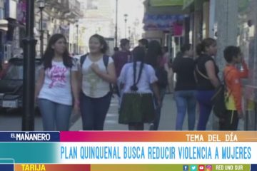 TEMA DEL DÍA: PLAN QUINQUENAL BUSCA REDUCIR VIOLENCIA A MUJERES