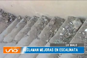 LO MALO: RECLAMAN MEJORAS EN ESCALINATA DEL D-3