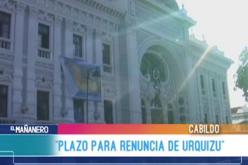 “PLAZO PARA LA RENUNCIA DE ESTEBAN URQUIZU”