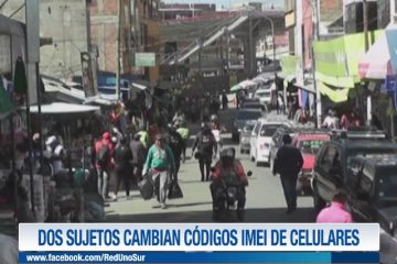 DOS SUJETOS CAMBIAN CÓDIGOS IMEI DE CELULARES