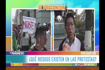 EL PREGUNTÓN: LAS PROTESTAS IMPLICAN RIESGOS