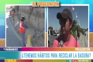 EL PREGUNTÓN: HÁBITOS DE RECICLAJE DE LA BASURA