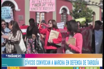 CÍVICOS CONVOCAN A MARCHA EN DEFENSA DE TARIQUÍA