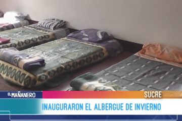 INAUGURARON EL ALBERGUE DE INVIERNO