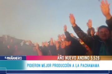 PIDIERON MEJOR PRODUCCIÓN A LA PACHAMAMA