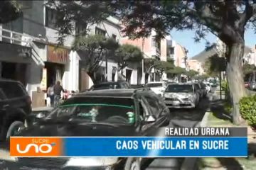 REALIDAD URBANA: CAOS VEHICULAR EN SUCRE