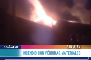 INCENDIO CON PÉRDIDAS MATERIALES