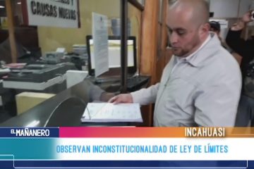 OBSERVAN INCONSTITUCIONALIDAD EN LA LEY DE LÍMITES