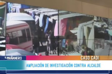 AMPLIACIÓN DE INVESTIGACIÓN CONTRA ALCALDE DE SUCRE POR EL CASO CADI