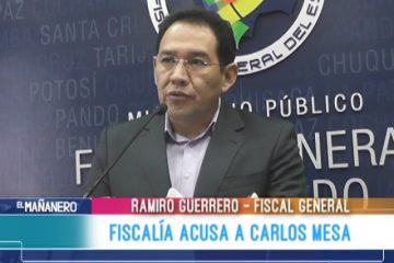 FISCALÍA ACUSA A CARLOS MESA POR EL CASO QUIBORAX