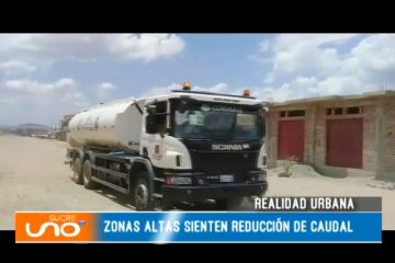 REALIDAD URBANA: ZONAS ALTAS CARECEN DE AGUA