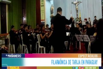 ESPECTÁCULO: REPRESENTACIÓN DE LA FILARMÓNICA TARIJEÑA