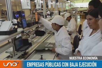 NUESTRA ECONOMÍA: BAJA EJECUCIÓN DE LAS EMPRESAS PÚBLICAS