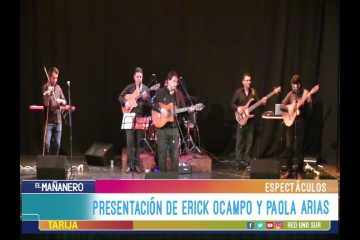 ESPECTÁCULO: PRESENTACIÓN DE ERICK OCAMPO Y PAOLA ARIAS