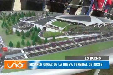 LO BUENO: INICIARON OBRAS DE LA NUEVA TERMINAL DE BUSES