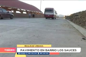 REALIDAD URBANA: PAVIMENTO EN EL BARRIO LOS SAUCES