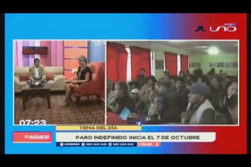 TEMA DEL DÍA: PARO INDEFINIDO EN LA VILLA IMPERIAL