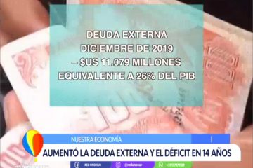 NUESTRA ECONOMÍA: AUMENTÓ LA DEUDA EXTERNA Y EL DÉFICIT EN 14 AÑOS