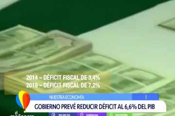 NUESTRA ECONOMÍA: GOBIERNO PREVÉ REDUCIR DÉFICIT AL 6,6 % DEL PIB