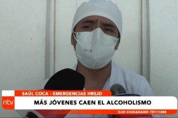 MÁS JÓVENES CAEN EN EL ALCOHOLISMO