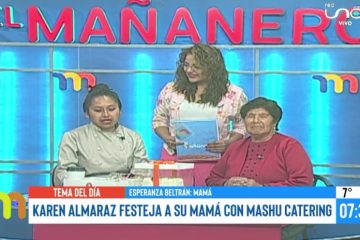 KAREN ALMARAZ FESTEJA A SU MAMÁ CON MASHU CATERING