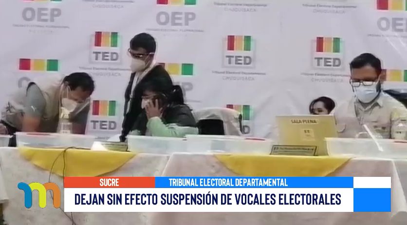 Dejan Sin Efecto SuspensiÓn De Vocales Electorales Red Uno Sur