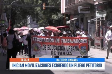 INICIAN MOVILIZACIONES EXIGIENDO UN PLIEGO PETITORIO