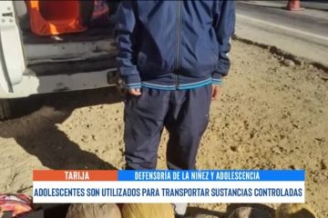 ADOLESCENTE SON UTILIZADOS PARA TRASPORTAR SUSTANCIAS CONTROLADAS