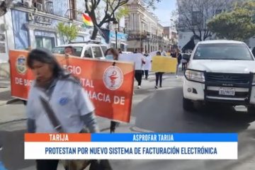 PROTESTAN POR NUEVO SISTEMA DE FACTURACIÓN ELECTRÓNICA